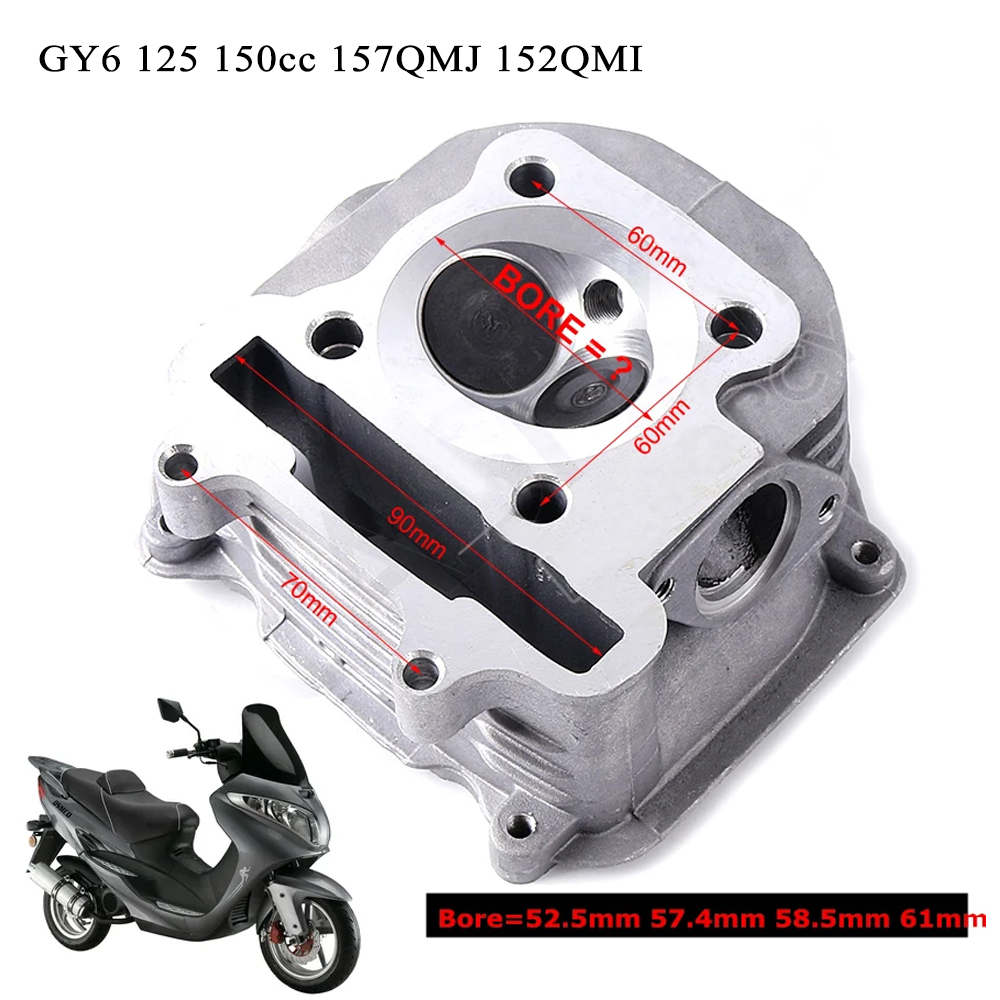 Motorcycle Engine Parts - GY6 150 실린더 헤드 오토바이 부품,