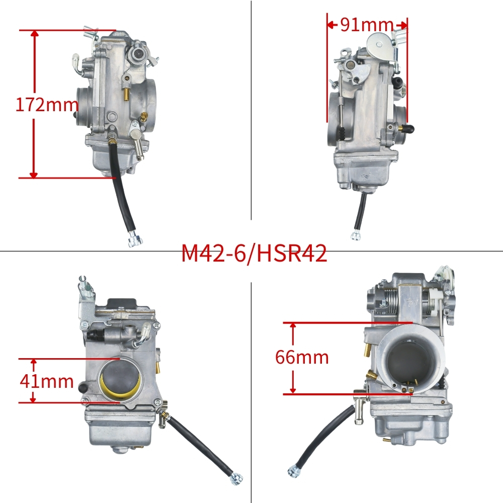 도매 맞춤형 미쿠니 HSR42 HSR45 HSR48 4 - Motorcycle Carburetor 리뷰 및 가격
