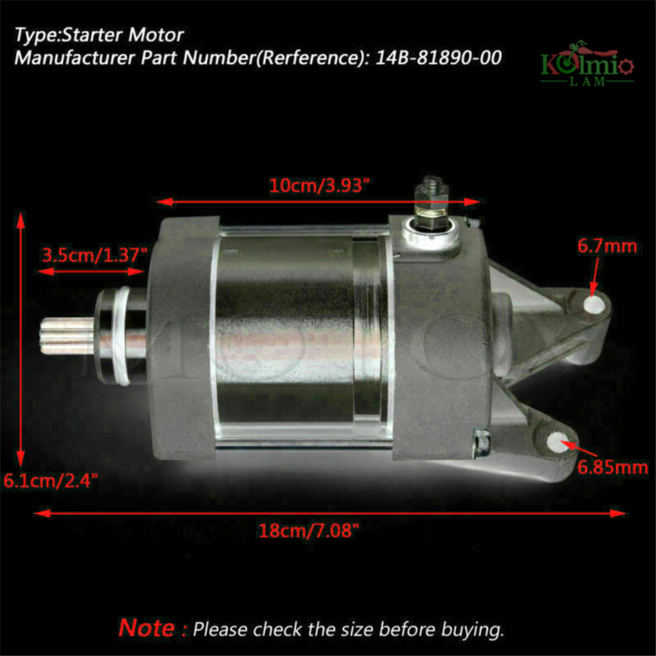 오토바이 엔진 전기 시동 스타터 모터 YZF R1 YZ - Motorcycle Starter Motor 리뷰 및 가격