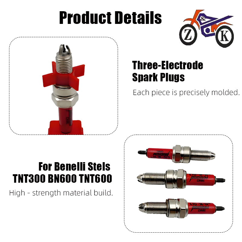 1PCS CR8E 3 전극 EFI 오토바이 Lridiu - Motorcycle Spark Plug 리뷰 및 가격